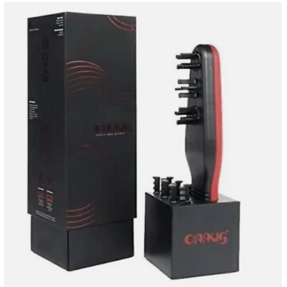 Cirrus Curly and Ripply Hair Styling Waver Tool 3 Ways Right Handed Black & Red